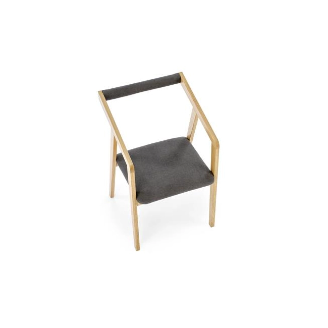AZUL 2 krzesło dąb naturalny / tap. popiel (1p=2szt)-138952