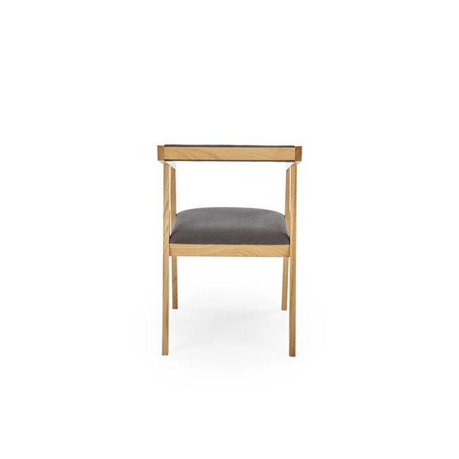 AZUL 2 krzesło dąb naturalny / tap. popiel (1p=2szt)-138958