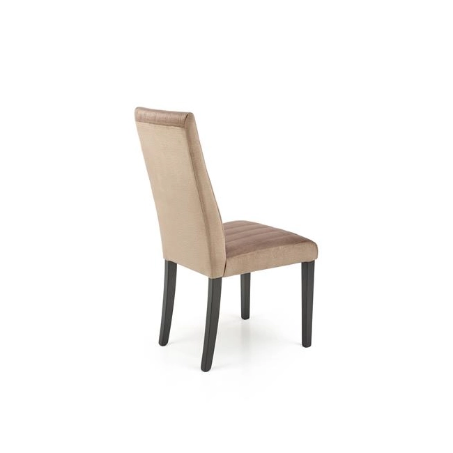DIEGO 2 krzesło czarny / tap. velvet pikowany Pasy - MONOLITH 09 (beżowy) (1p=2szt)-138970