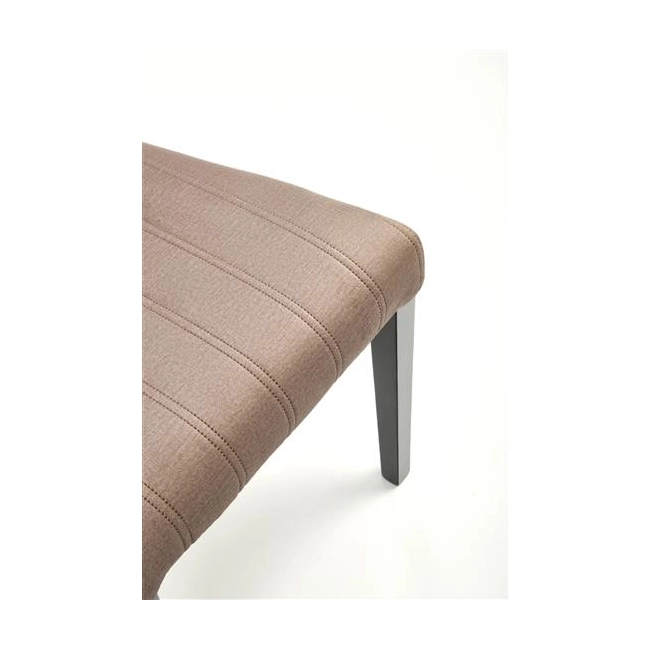 DIEGO 2 krzesło czarny / tap. velvet pikowany Pasy - MONOLITH 09 (beżowy) (1p=2szt)-138971