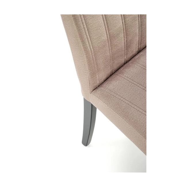 DIEGO 2 krzesło czarny / tap. velvet pikowany Pasy - MONOLITH 09 (beżowy) (1p=2szt)-138973