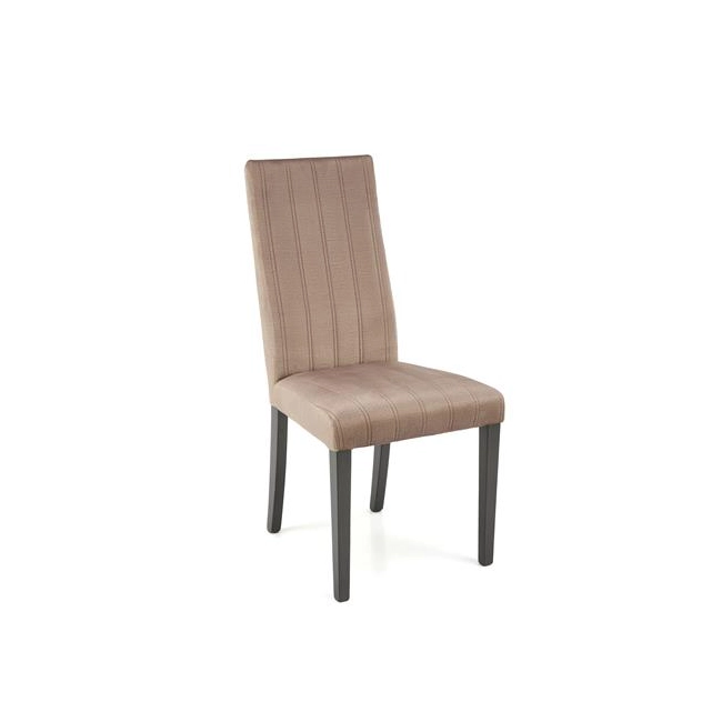 DIEGO 2 krzesło czarny / tap. velvet pikowany Pasy - MONOLITH 09 (beżowy) (1p=2szt)-138975