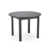 RINGO stół kolor blat czarny, nogi - czarny (102-142x102x76 cm) (2p=1szt)-139169