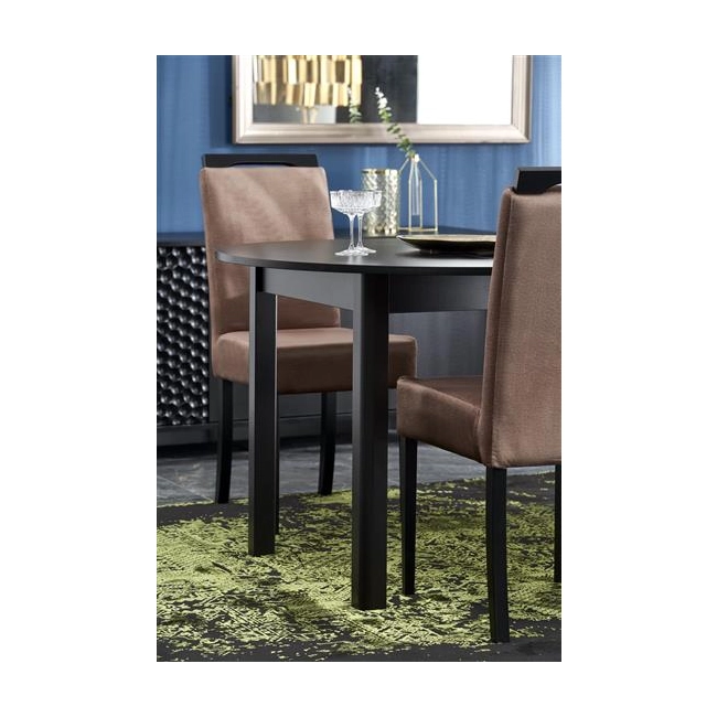 RINGO stół kolor blat czarny, nogi - czarny (102-142x102x76 cm) (2p=1szt)-139171