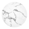 ADRIANNA ława blat - biały marmur, stelaż - czarny (1p=1szt)-140347