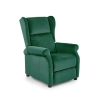 AGUSTIN 2 fotel wypoczynkowy ciemny zielony (2p=1szt)