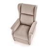 AGUSTIN M fotel rozkładany z funkcją masażu beżowy (1p=1szt)-140414