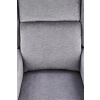 AGUSTIN M fotel rozkładany z funkcją masażu popielaty (1p=1szt)-140433