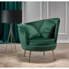 ALMOND fotel wypoczynkowy ciemny zielony-140542