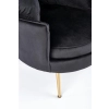 ALMOND fotel wypoczynkowy czarny-140556