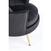 ALMOND fotel wypoczynkowy czarny-140559