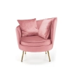 ALMOND fotel wypoczynkowy różowy-140568