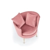 ALMOND fotel wypoczynkowy różowy-140569