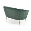 AMORINITO XL fotel wypoczynkowy ciemny zielony / złoty-140607