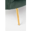 AMORINITO XL fotel wypoczynkowy ciemny zielony / złoty-140610