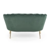 AMORINITO XL fotel wypoczynkowy ciemny zielony / złoty-140613