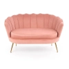 AMORINITO XL fotel wypoczynkowy jasny różowy / złoty-140626