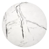 ANTICA S ława blat - biały marmur, stelaż - czarny (2p=1szt)-140777