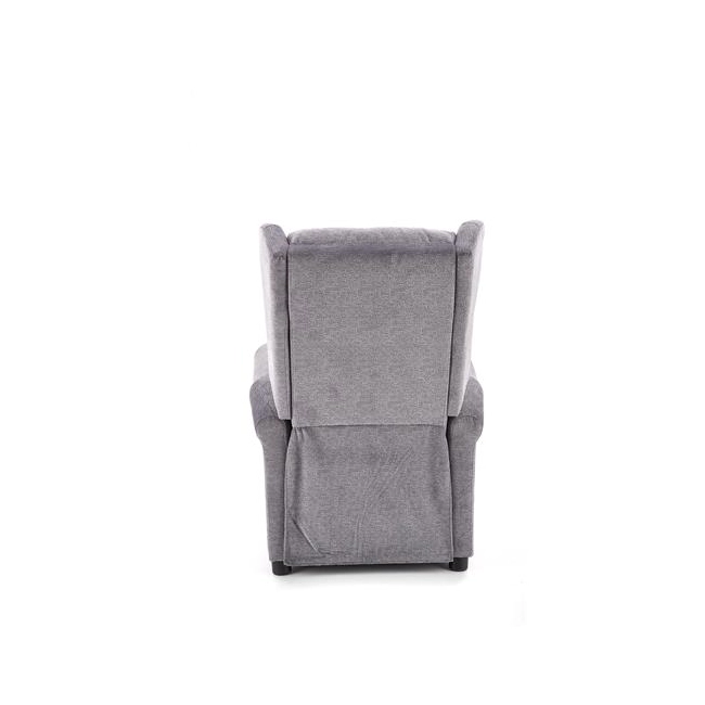 AGUSTIN M fotel rozkładany z funkcją masażu popielaty (1p=1szt)-140426