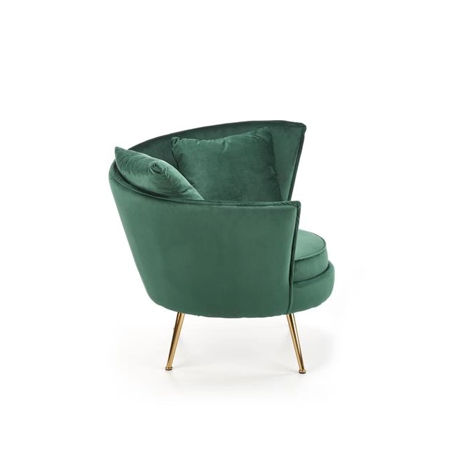 ALMOND fotel wypoczynkowy ciemny zielony-140543
