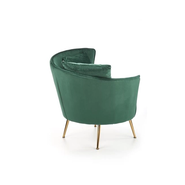 ALMOND fotel wypoczynkowy ciemny zielony-140544