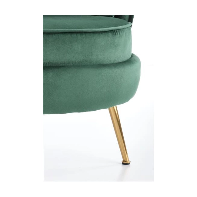 ALMOND fotel wypoczynkowy ciemny zielony-140546