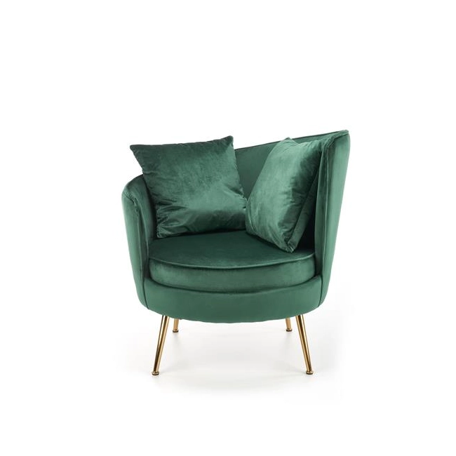 ALMOND fotel wypoczynkowy ciemny zielony-140548