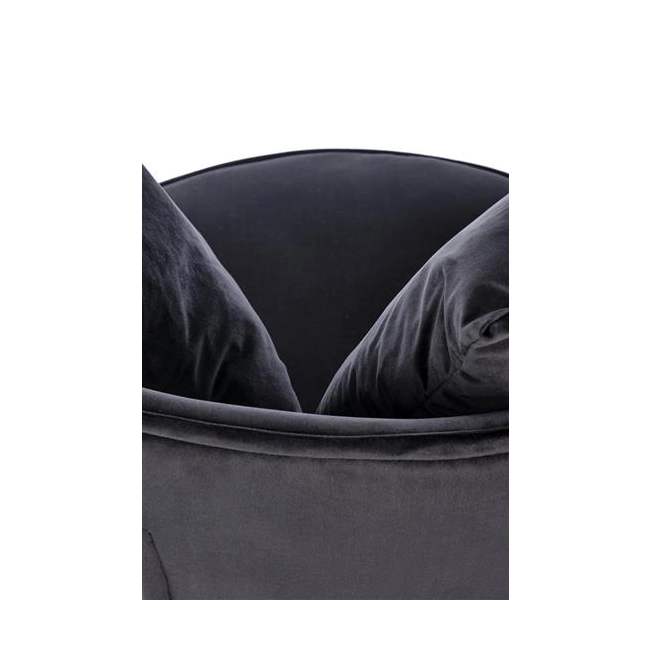 ALMOND fotel wypoczynkowy czarny-140560