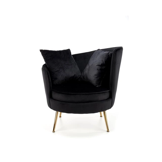 ALMOND fotel wypoczynkowy czarny-140561