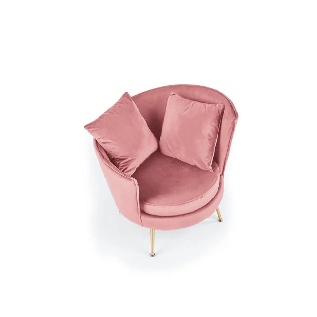ALMOND fotel wypoczynkowy różowy-140569