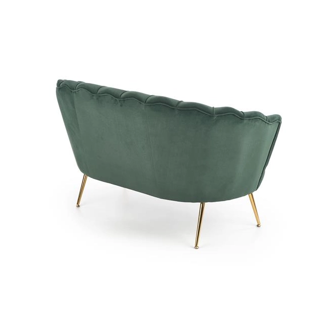 AMORINITO XL fotel wypoczynkowy ciemny zielony / złoty-140607