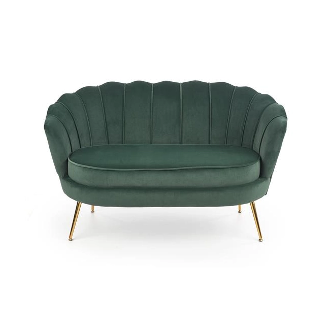 AMORINITO XL fotel wypoczynkowy ciemny zielony / złoty-140611