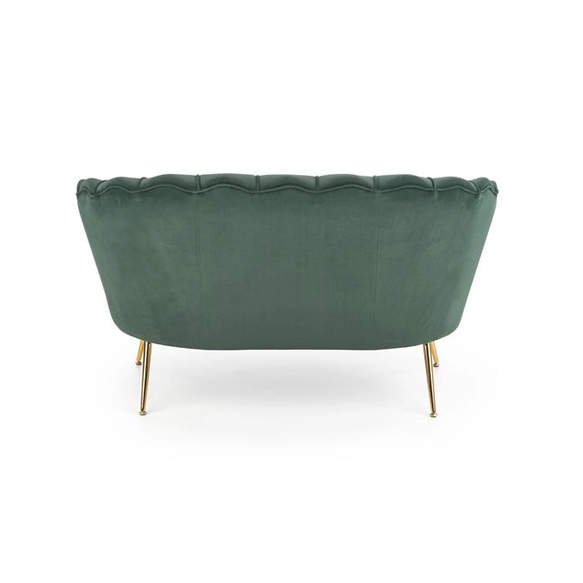 AMORINITO XL fotel wypoczynkowy ciemny zielony / złoty-140613