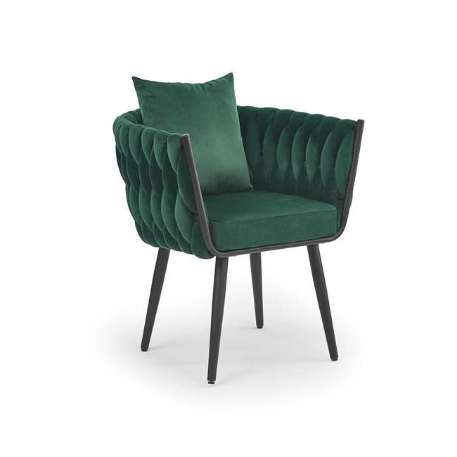 AVATAR 2 fotel wypoczynkowy ciemny zielony/ czarny (1p=2szt)-140993