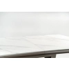 BLANCO stół rozkładany blat - biały marmur / biały, noga - biały (3p=1szt)-141519