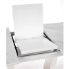 BLANCO stół rozkładany blat - biały marmur / biały, noga - biały (3p=1szt)-141522