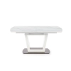 BLANCO stół rozkładany blat - biały marmur / biały, noga - biały (3p=1szt)-141527
