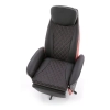 CAMARO fotel wypoczynkowy czarny / czerwony (1p=1szt)-141787