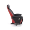 CAMARO fotel wypoczynkowy czarny / czerwony (1p=1szt)-141790