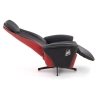 CAMARO fotel wypoczynkowy czarny / czerwony (1p=1szt)-141791