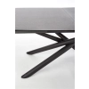 CAPELLO stół rozkładany blat - ciemny popiel, nogi - czarny (2p=1szt)-141846