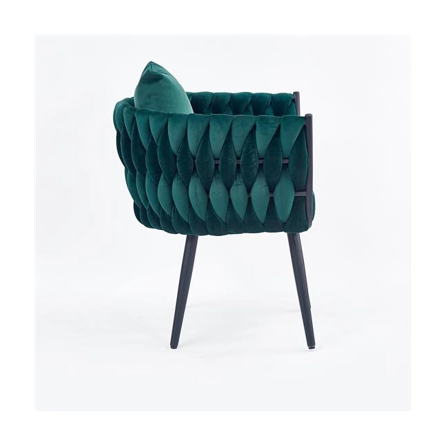 AVATAR 2 fotel wypoczynkowy ciemny zielony/ czarny (1p=2szt)-141000