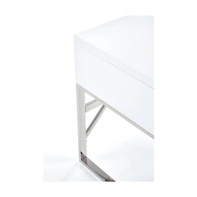 B32 biurko biały-chrom (2p=1szt)-141087