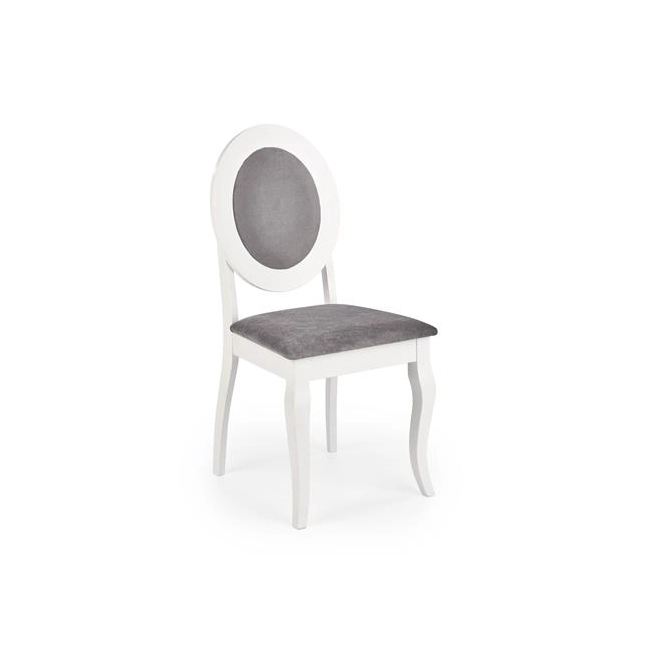 BAROCK krzesło biały / popielaty (1p=2szt)