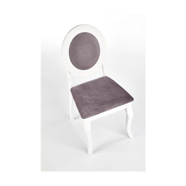 BAROCK krzesło biały / popielaty (1p=2szt)-141325