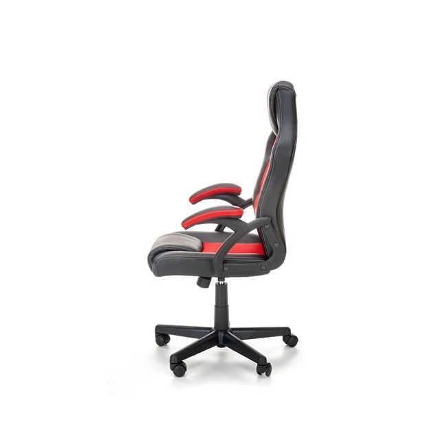 BERKEL fotel gabinetowy czarno-czerwony (1p=1szt)-141415
