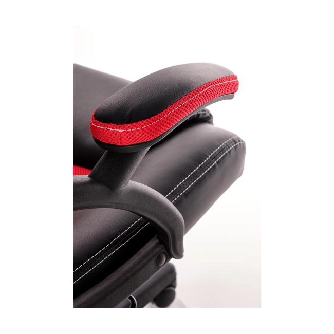 BERKEL fotel gabinetowy czarno-czerwony (1p=1szt)-141421
