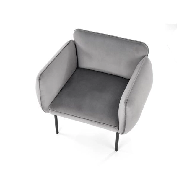 BRASIL fotel wypoczynkowy popielaty / czarny (1p=1szt)-141654