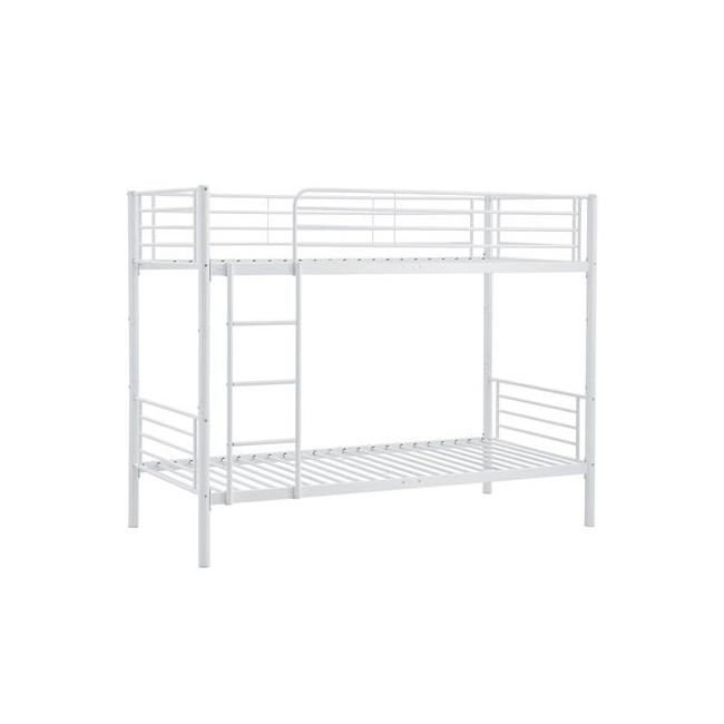 BUNKY łóżko piętrowe / opcja dwóch łóżek pojedynczych 90, biały (2p=1szt)-141715
