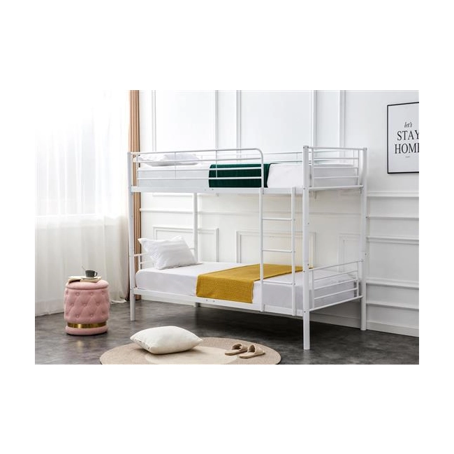 BUNKY łóżko piętrowe / opcja dwóch łóżek pojedynczych 90, biały (2p=1szt)-141722
